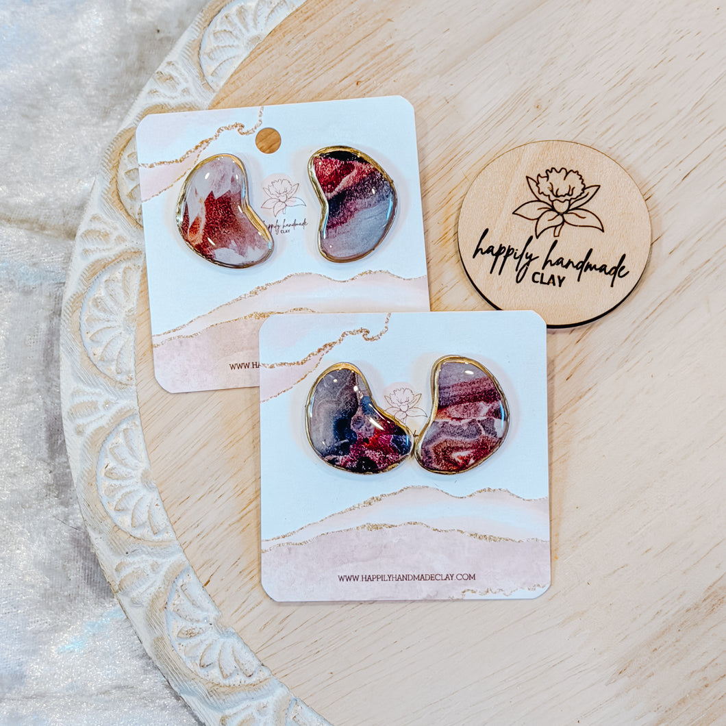 Geode Statement Studs