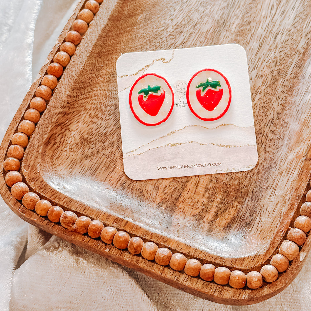 Strawberry Statement Studs