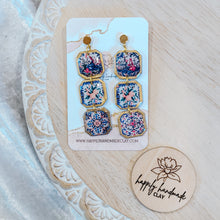 Load image into Gallery viewer, Vintage Italian Tile Dangles
