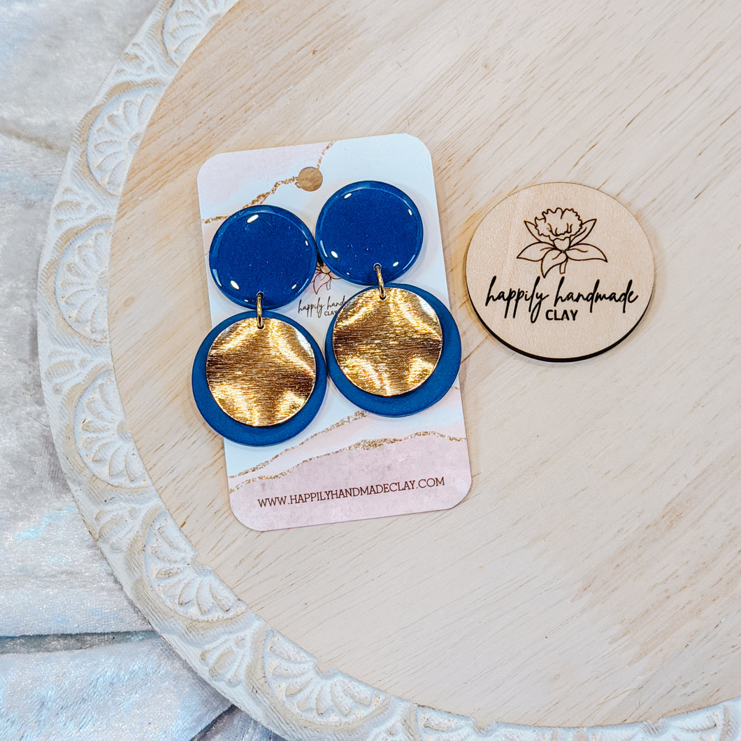 Gold & Blue Statement Design