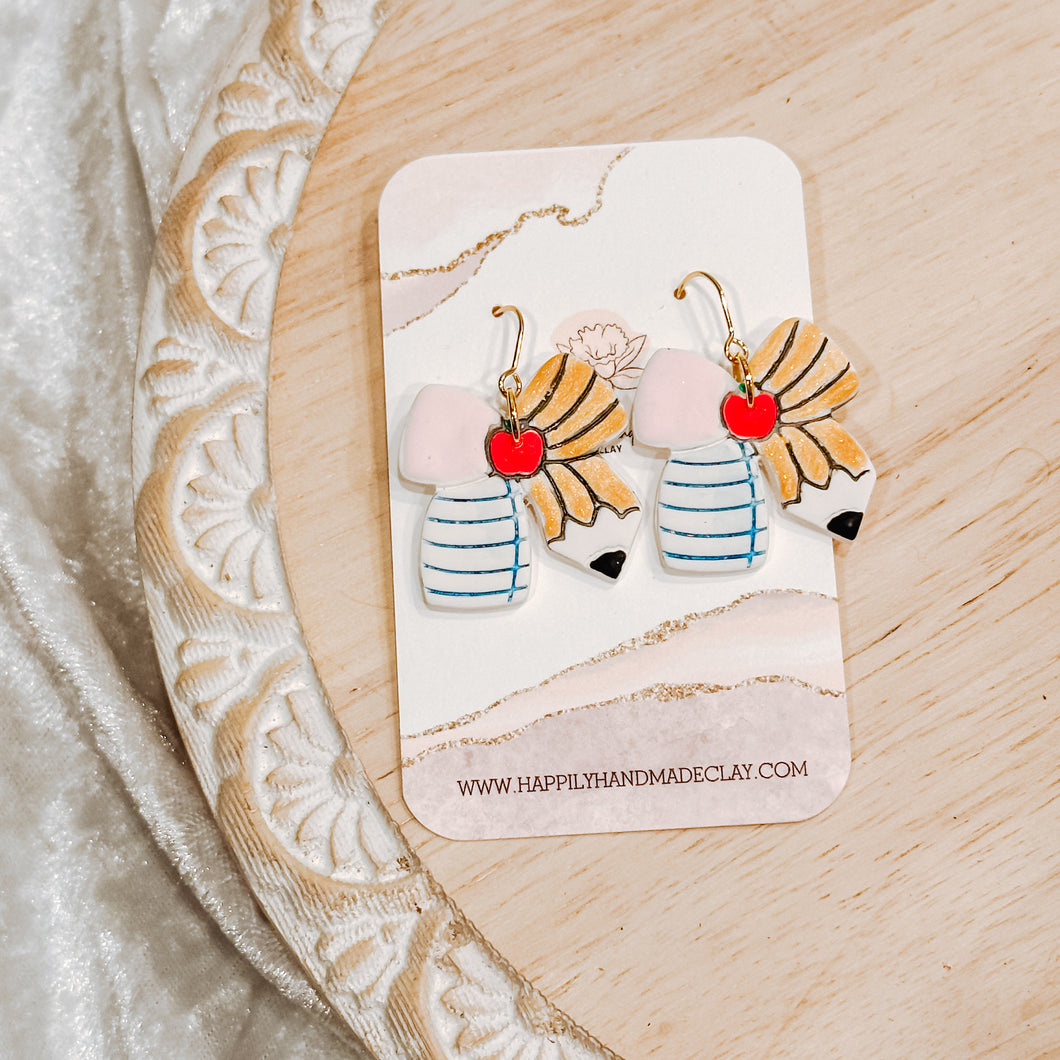 Pencil Bow Dangles