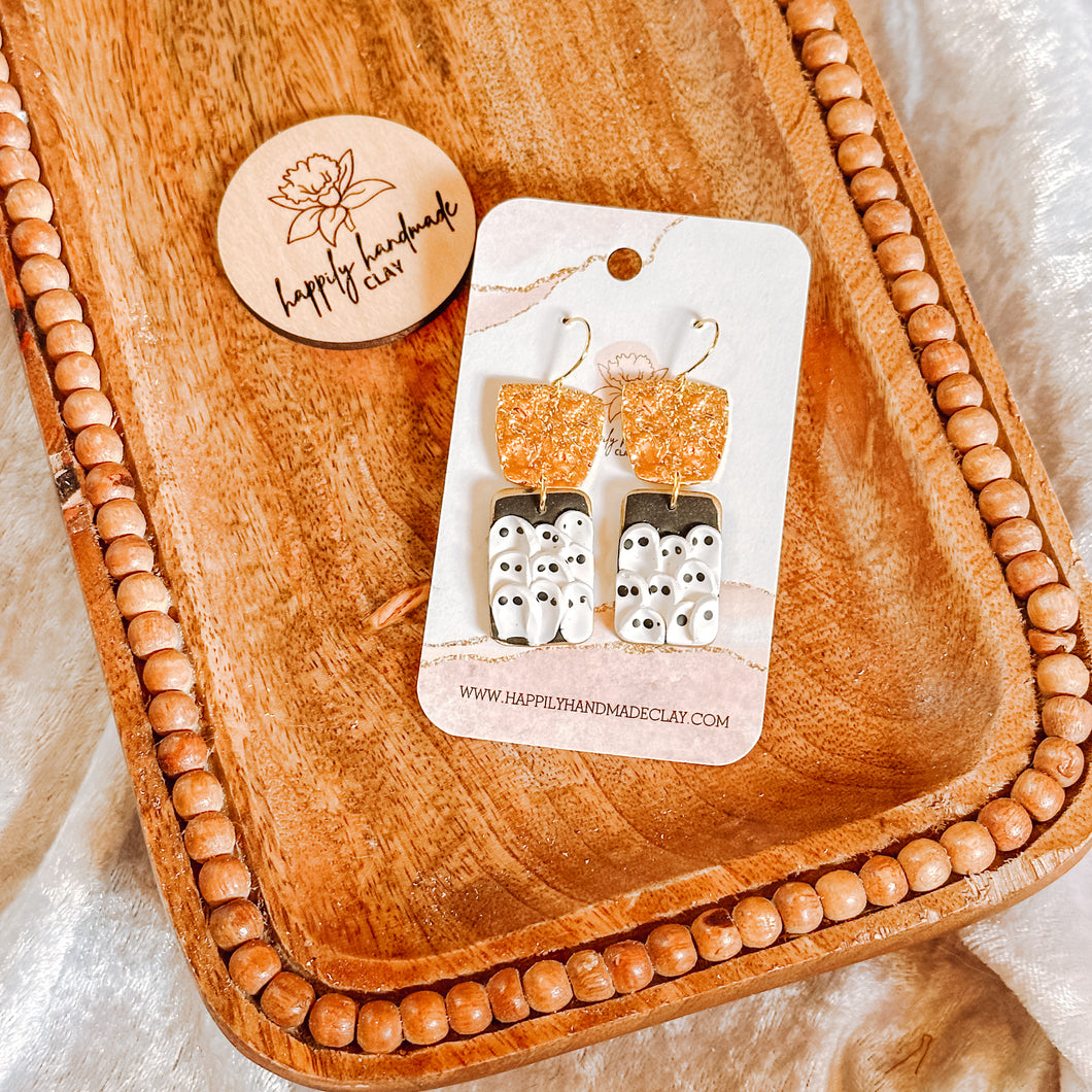 Ghost Portrait Dangles
